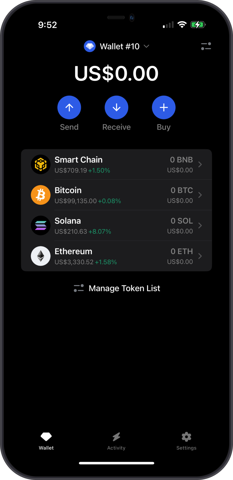 Open Gem Wallet