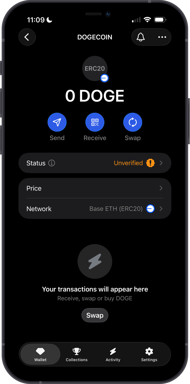 View Custom Token
