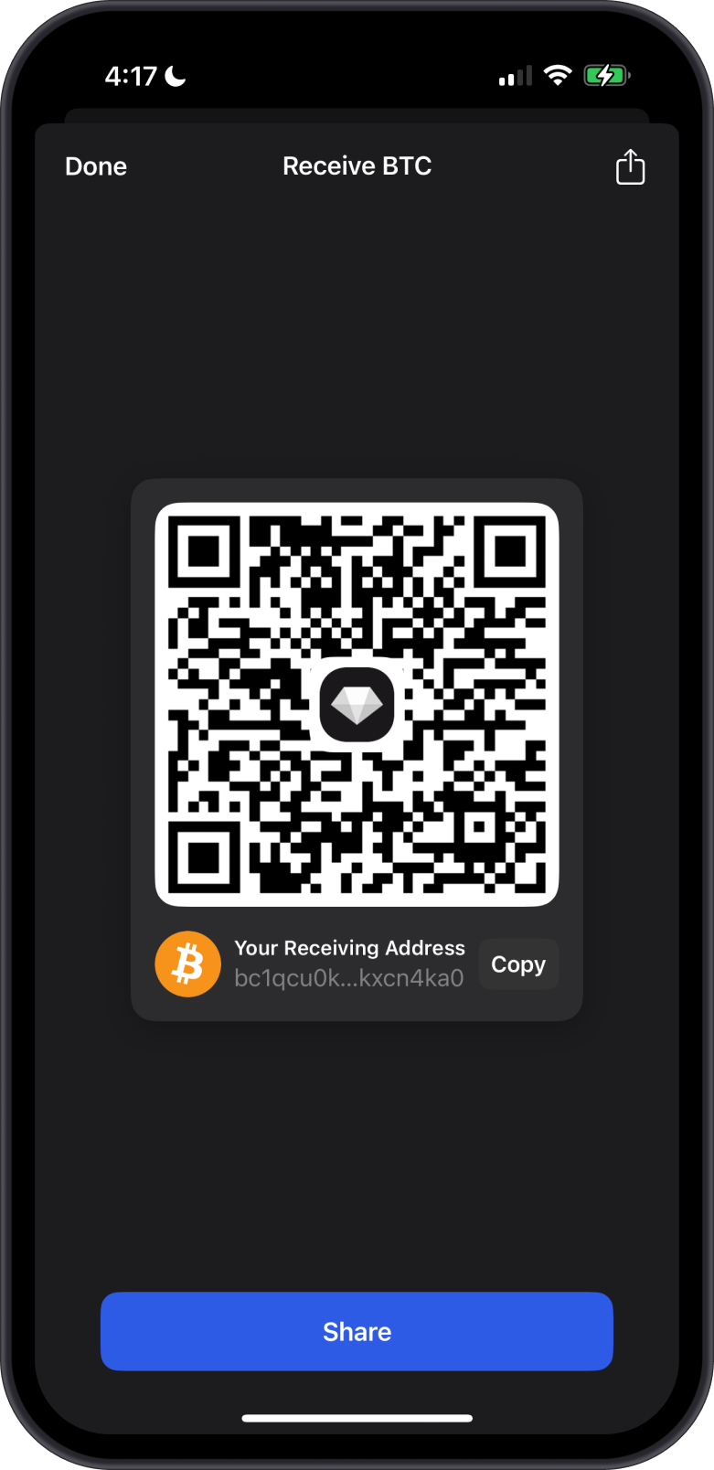 A Bitcoin Watch Wallet