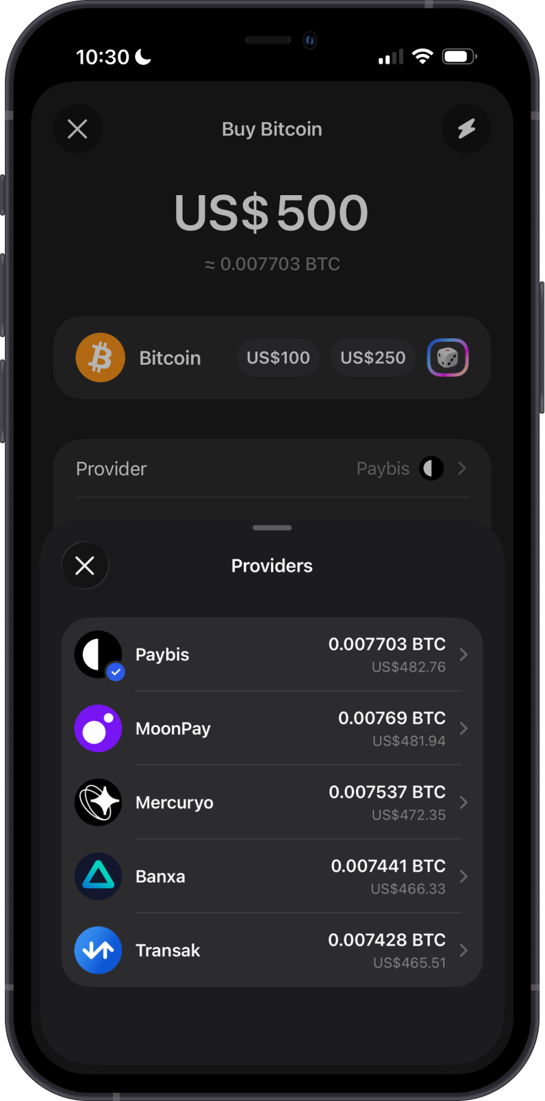 Buy Bitcoin on Paybis
