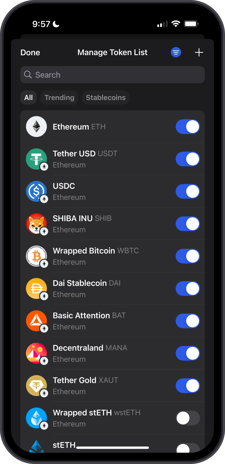 Network Fee when Sending ETH