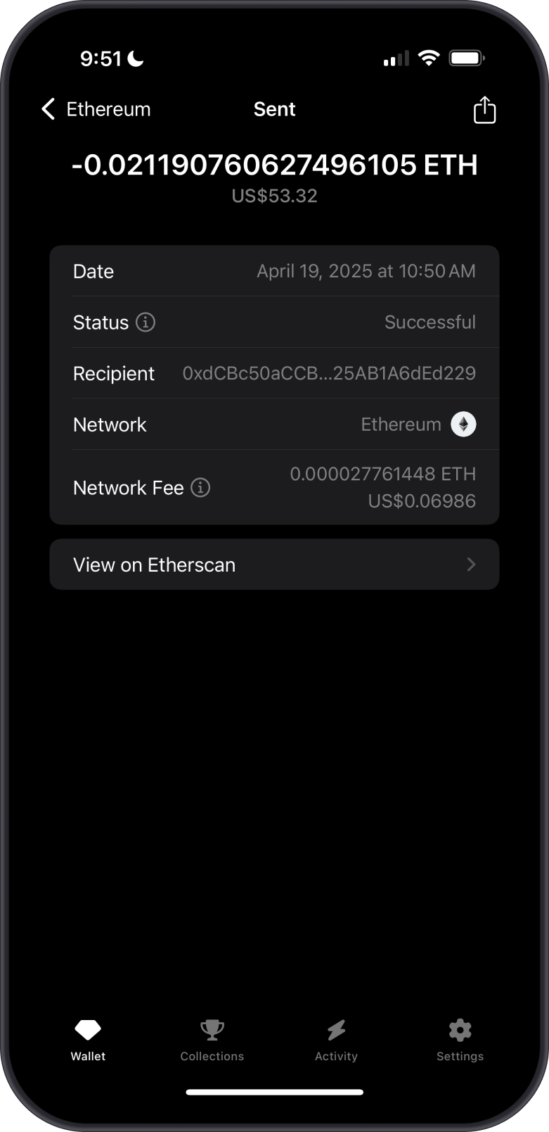 Checking Ethereum Balance on Etherscan