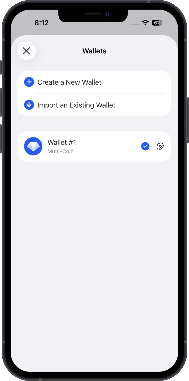 Wallets List