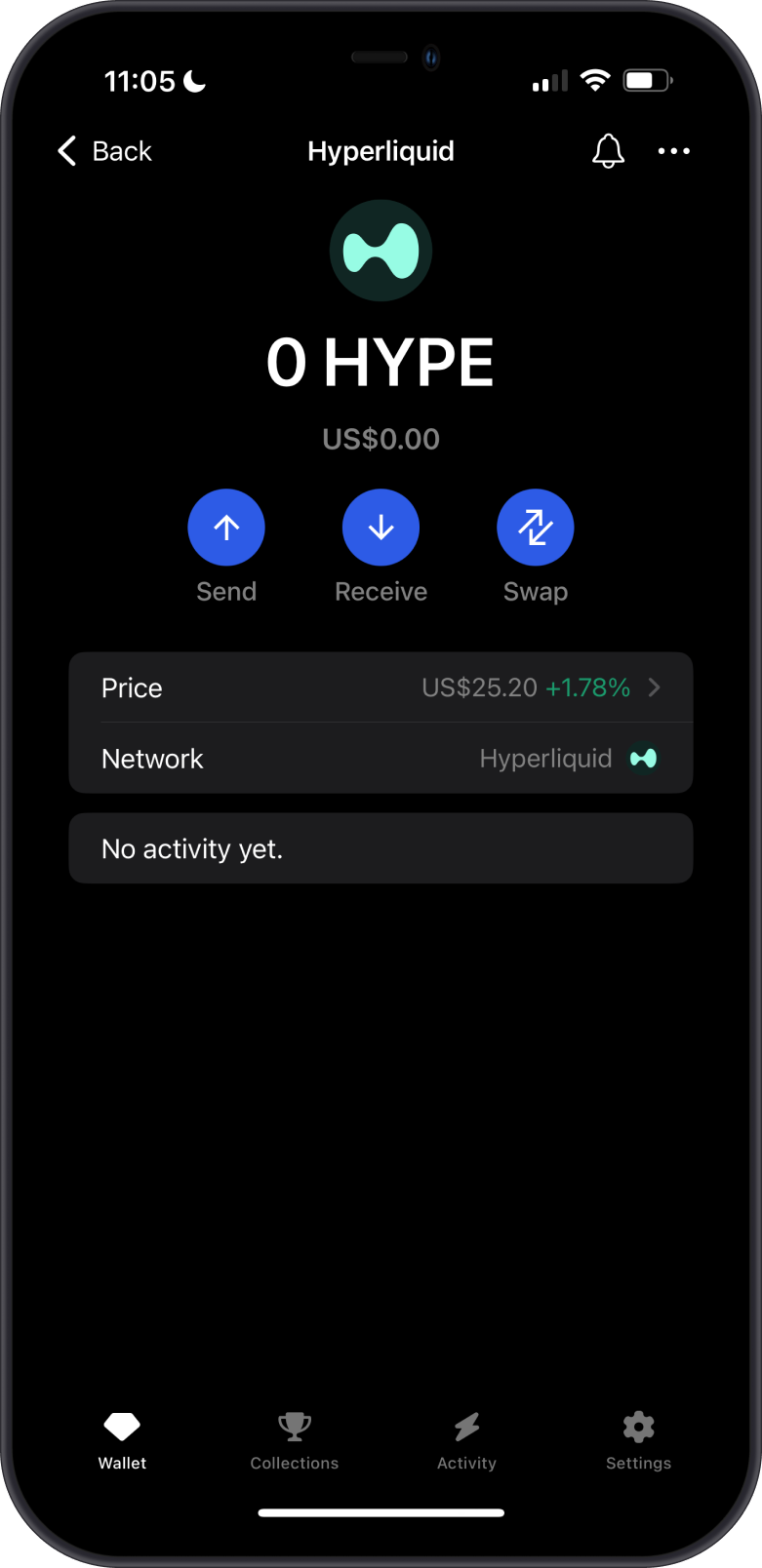 Hyperliquid on GemWallet