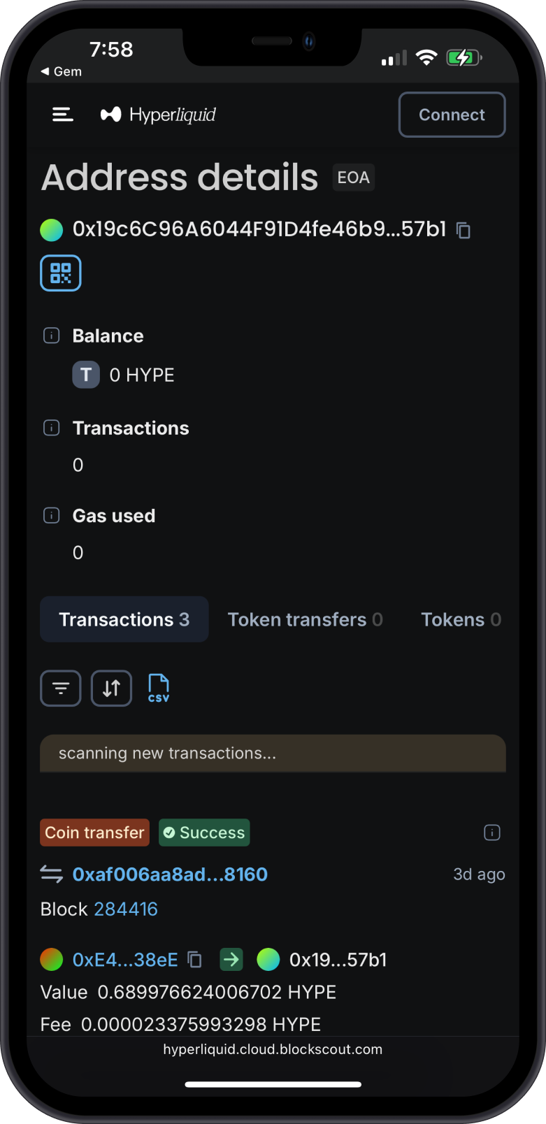 View Balance on SonicScan