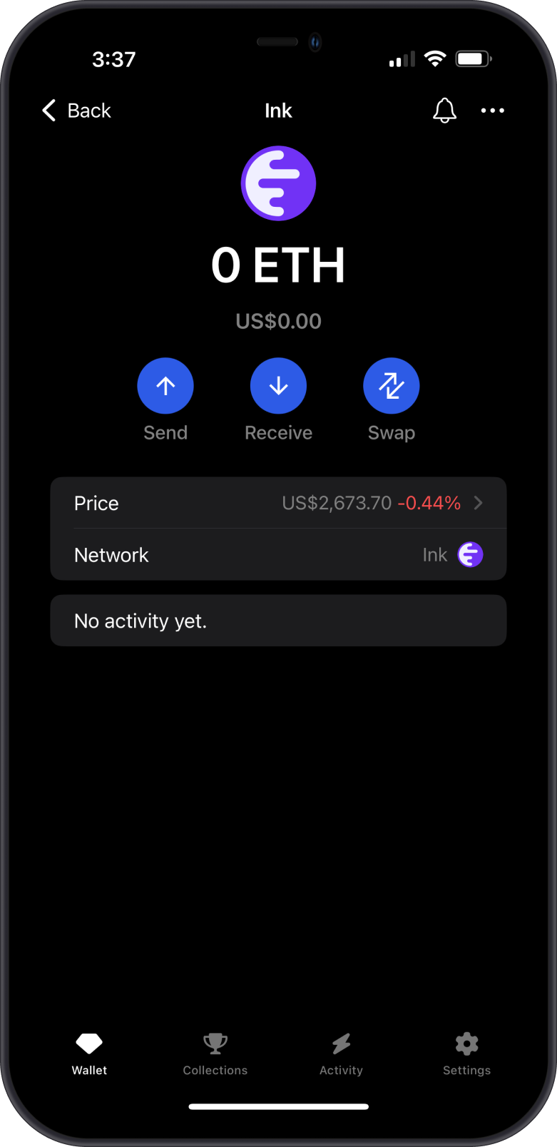 Ink on GemWallet