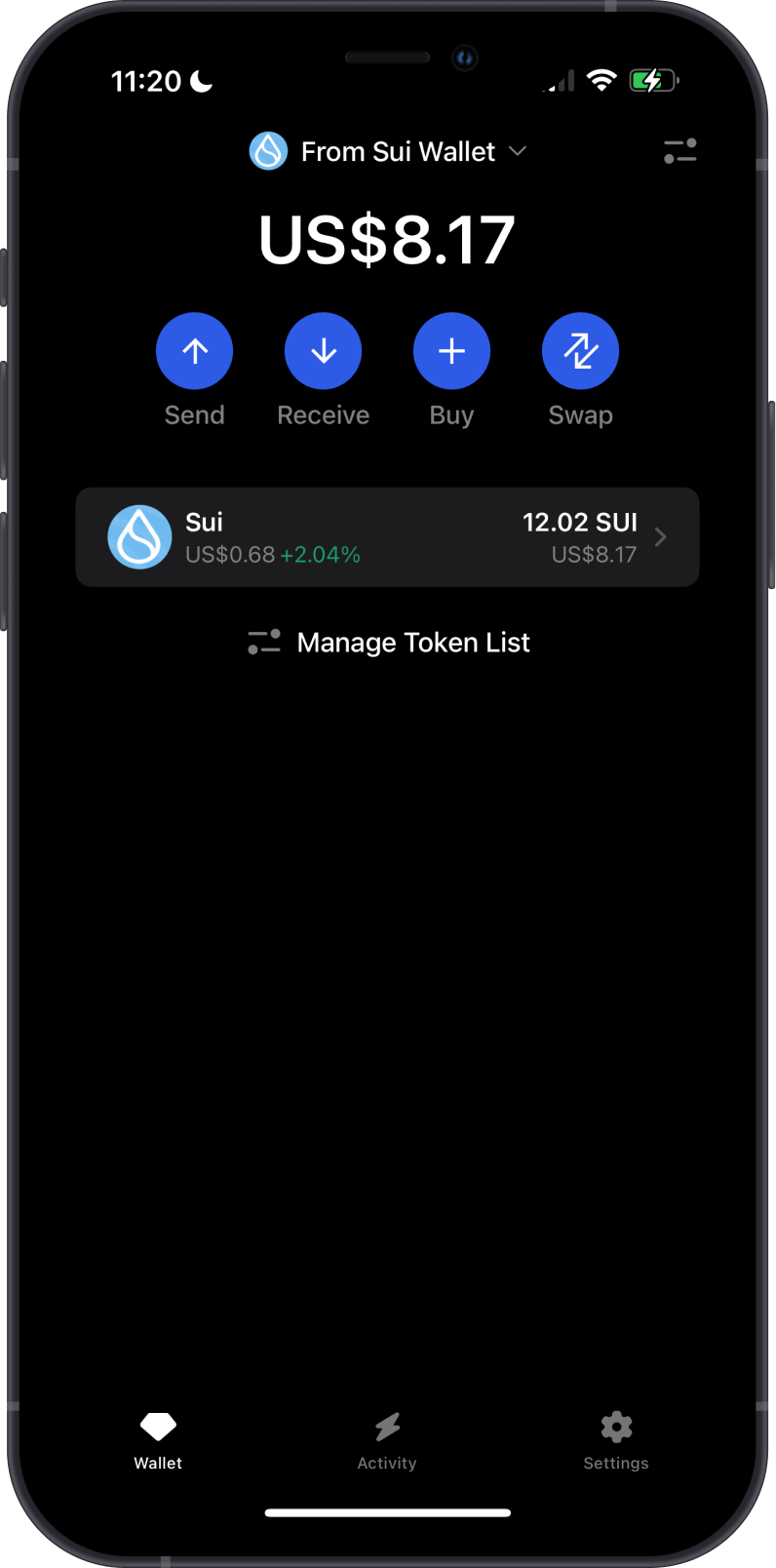 Successfully Migrated Sui Wallet to Gem Wallet