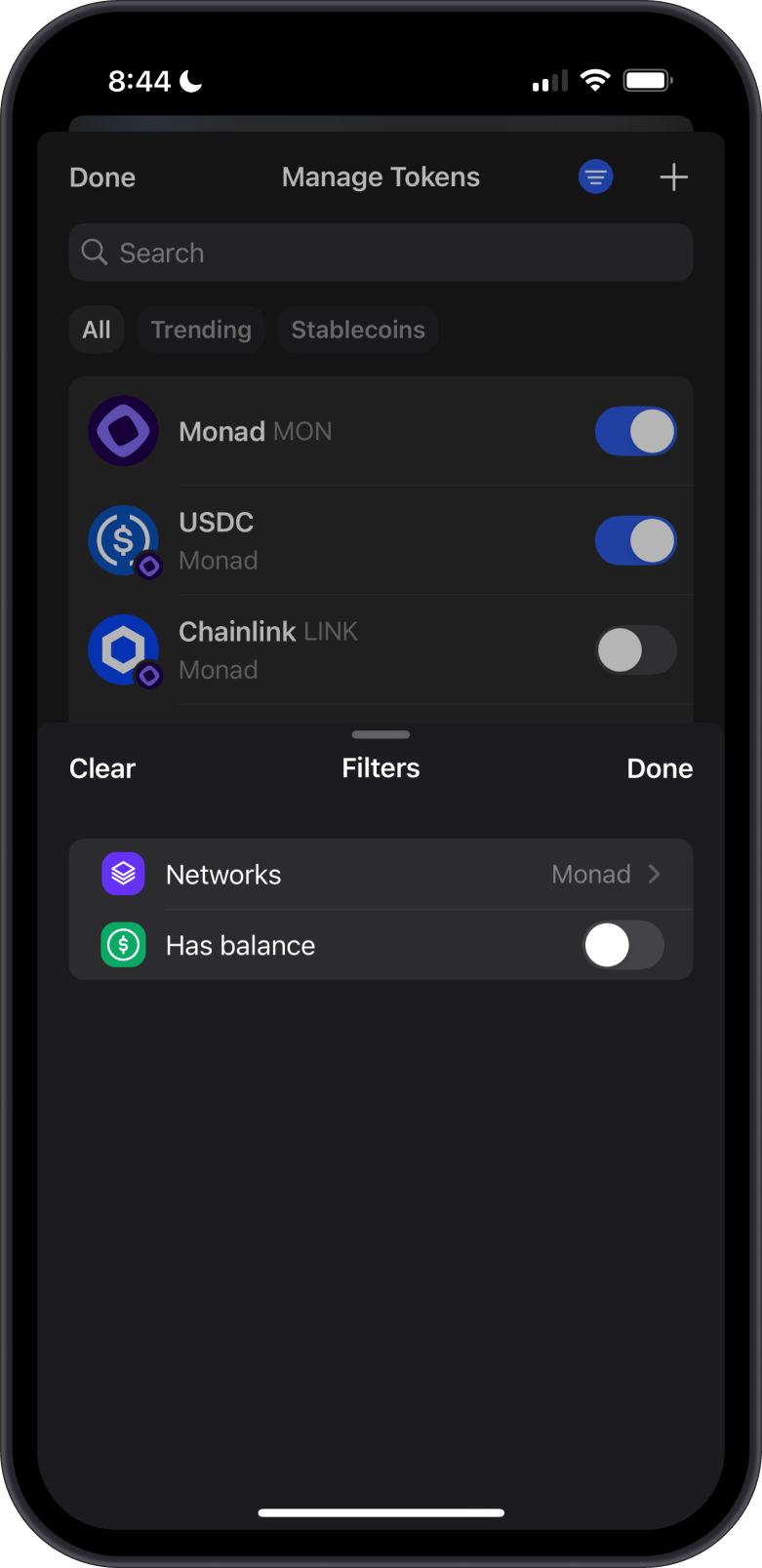 USDC Monad ERC20 address on GemWallet