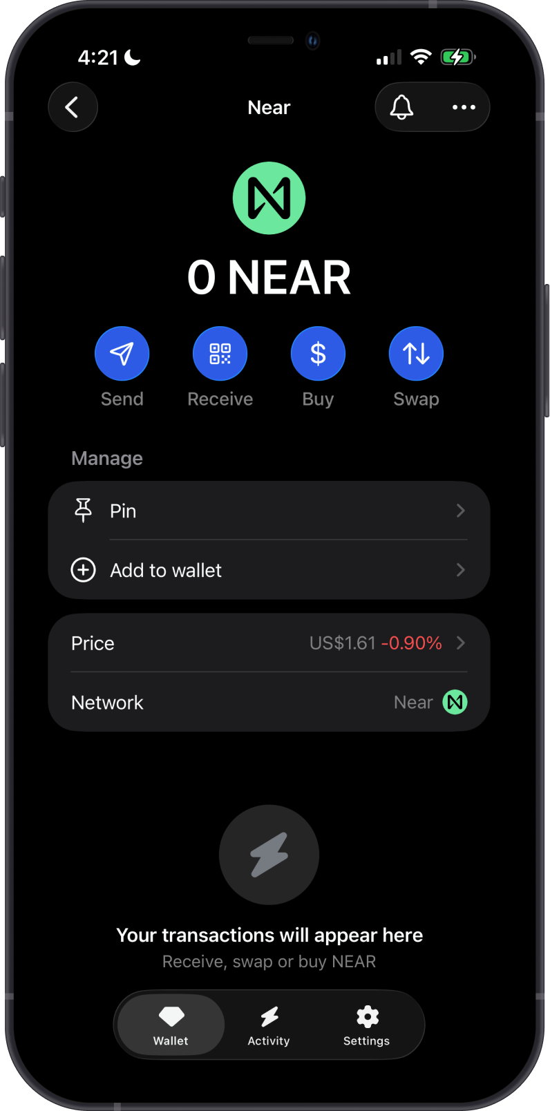 Add NEAR Wallet