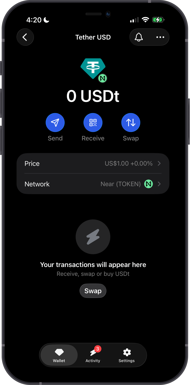 NEAR Token on Gem Wallet
