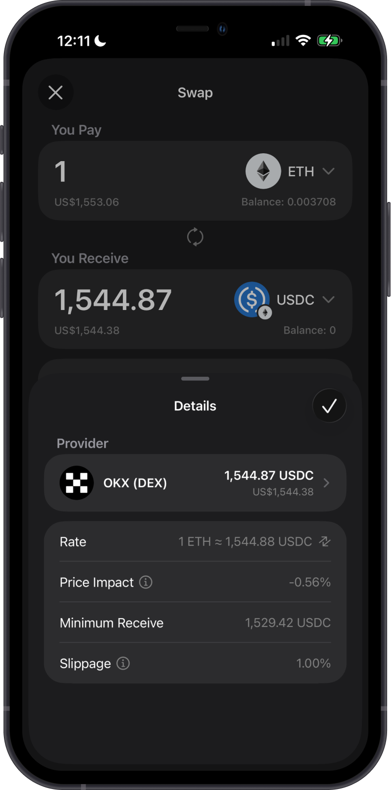 OKX DEX Sample