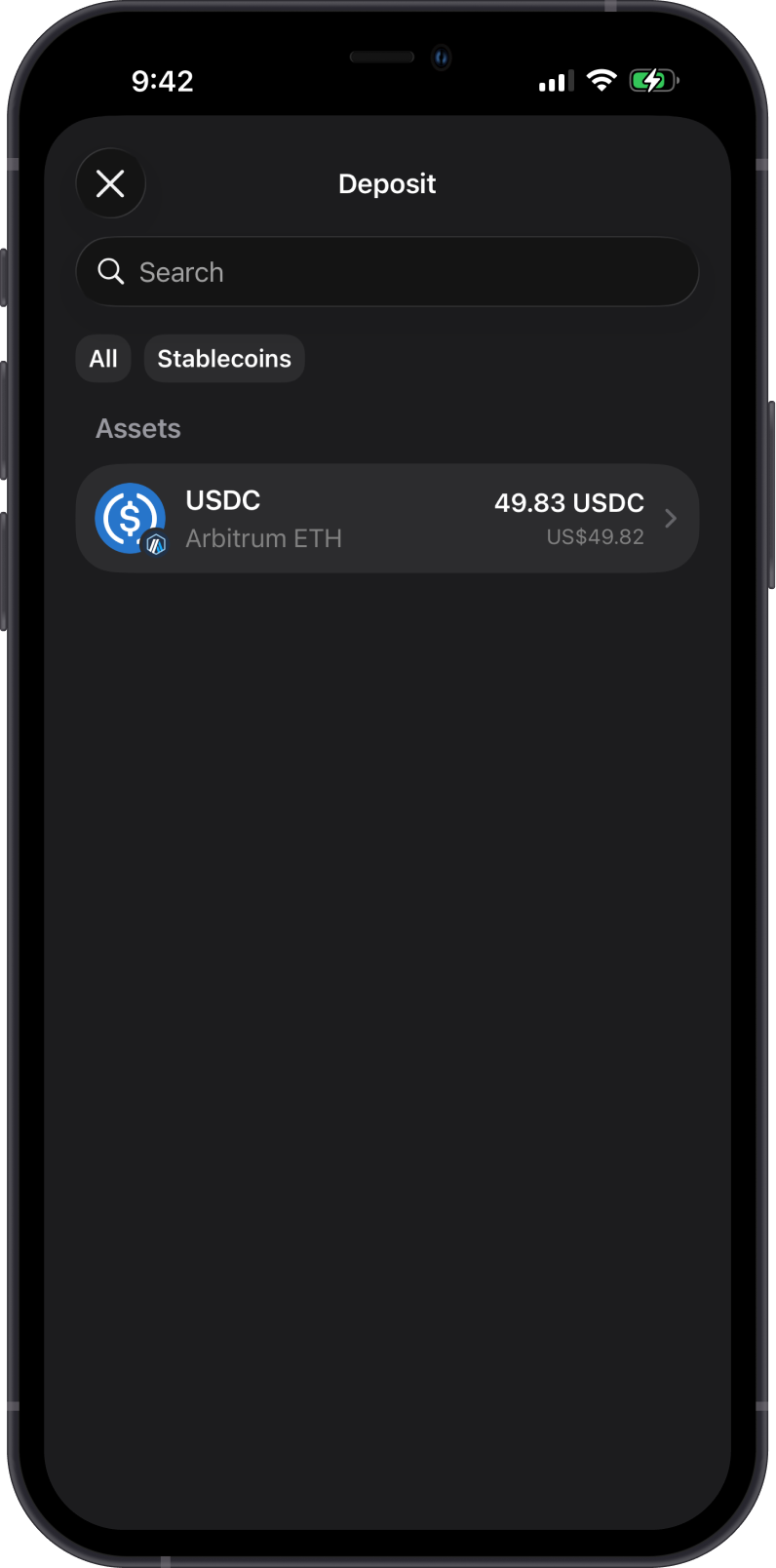 Select Funded USDC