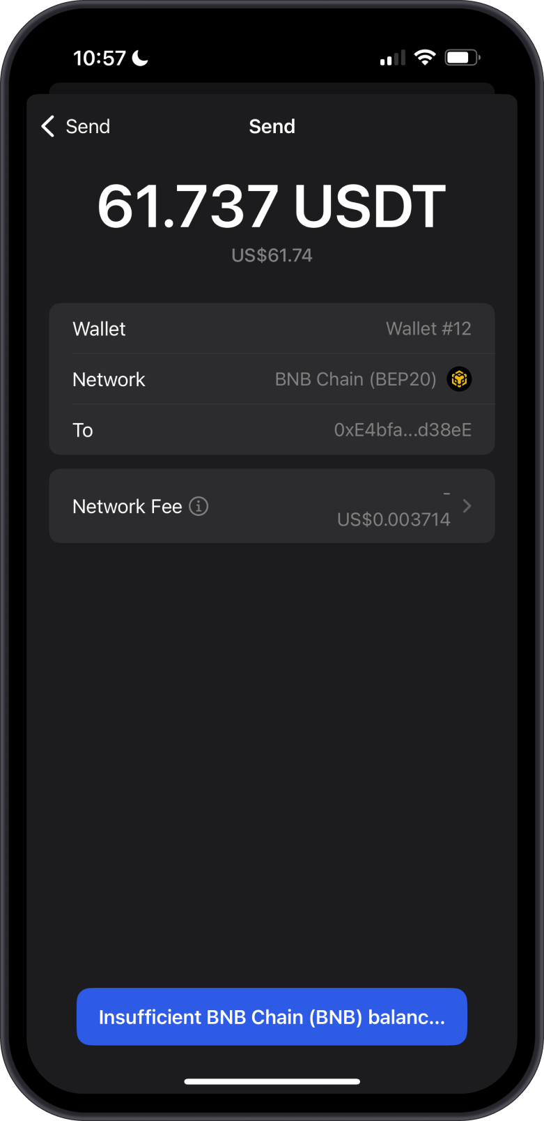 Initiate Send Transaction