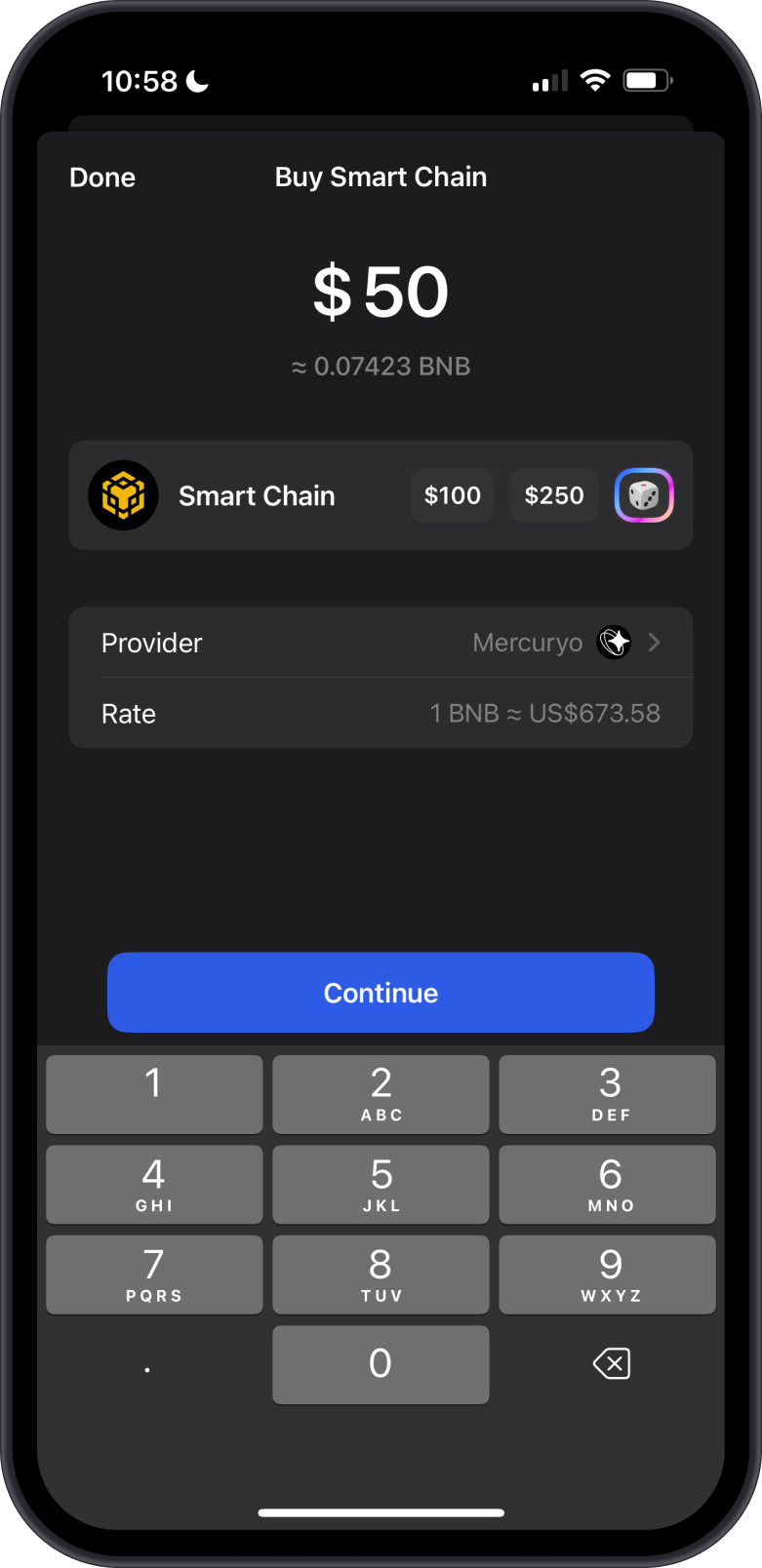 Buy TRX