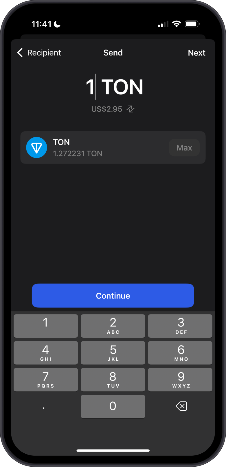 Send TON