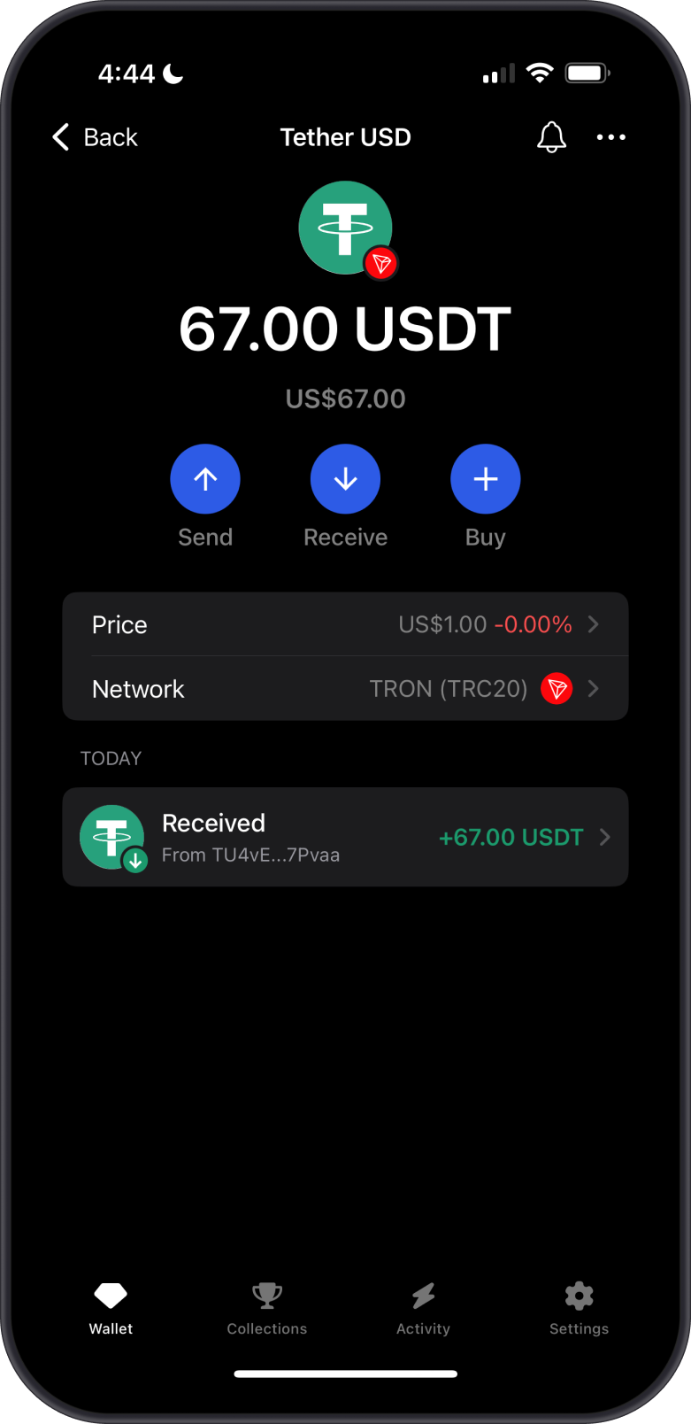 Open USDT Wallet