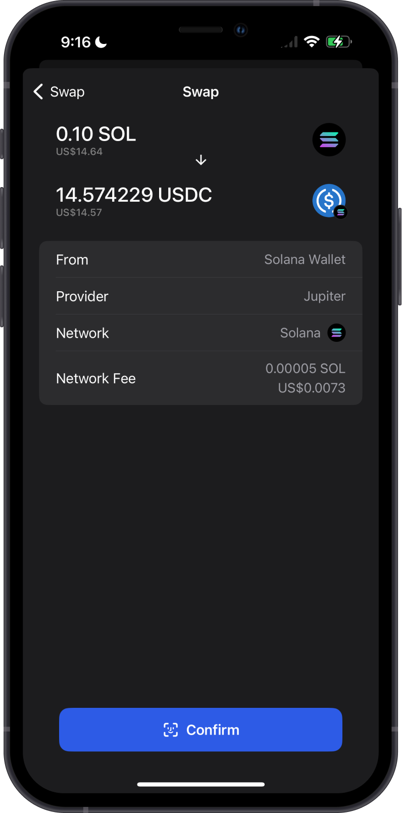 Network Fee when Swapping SPL tokens