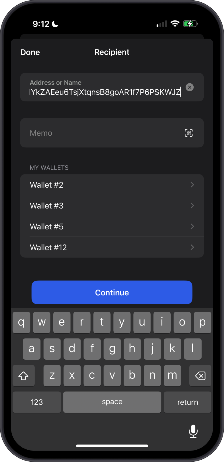 Specify Amount of USDC