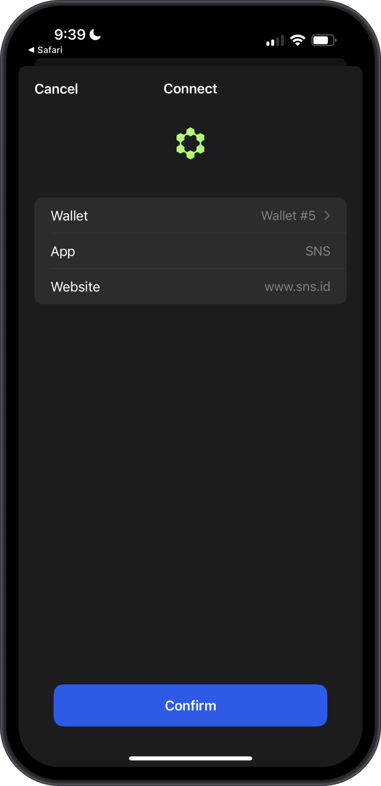Confirm SNS