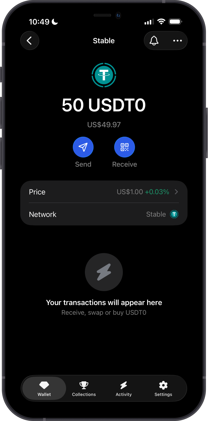 Stable on Gem Wallet