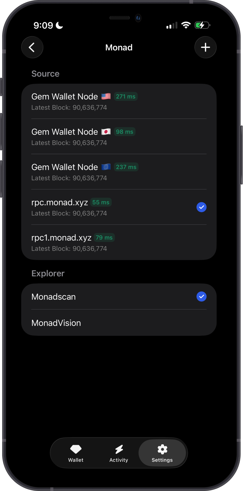 Select Another Network Node