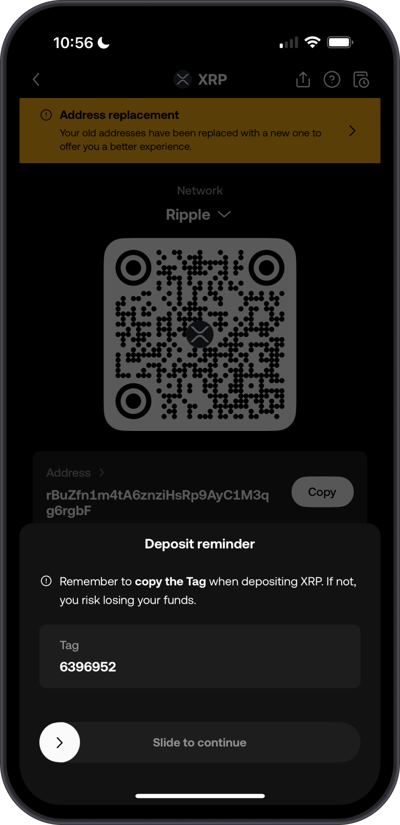 OKX XRP Deposit Needs Tag