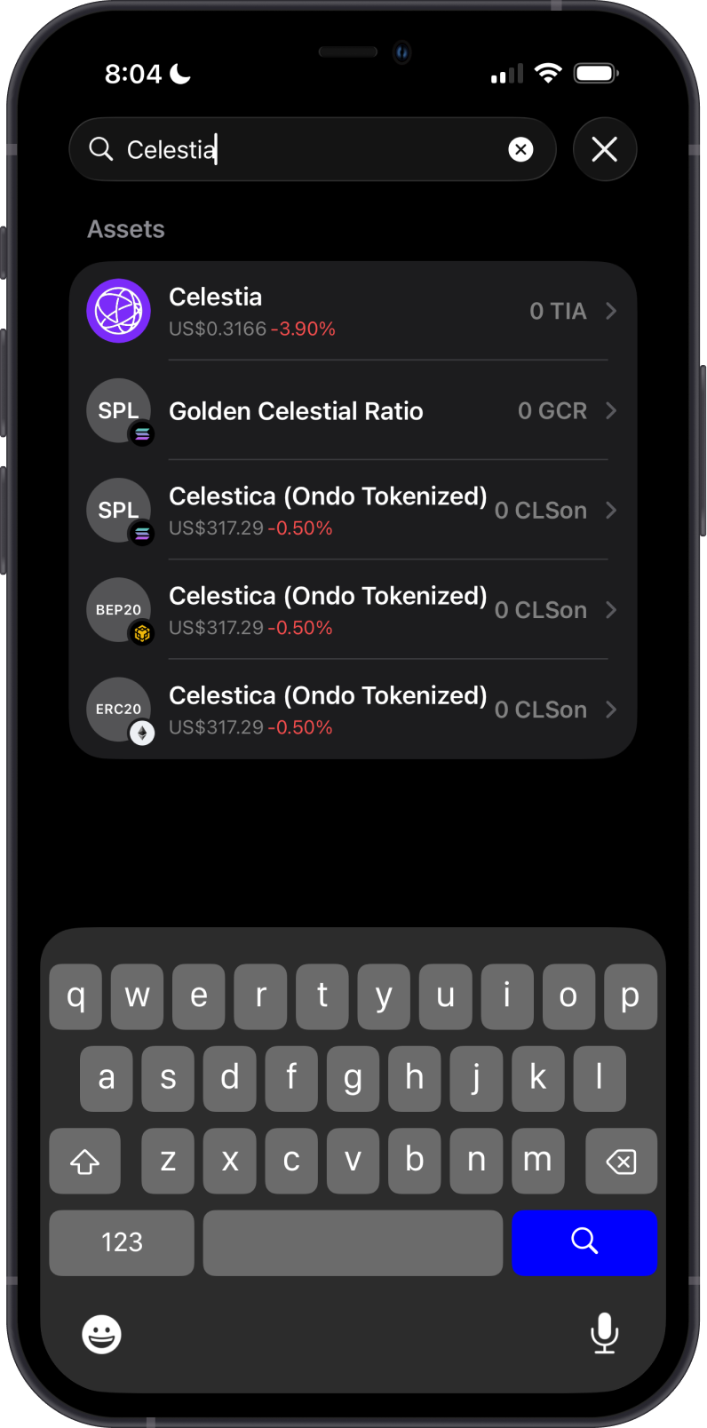 Buy TIA on Gem Wallet