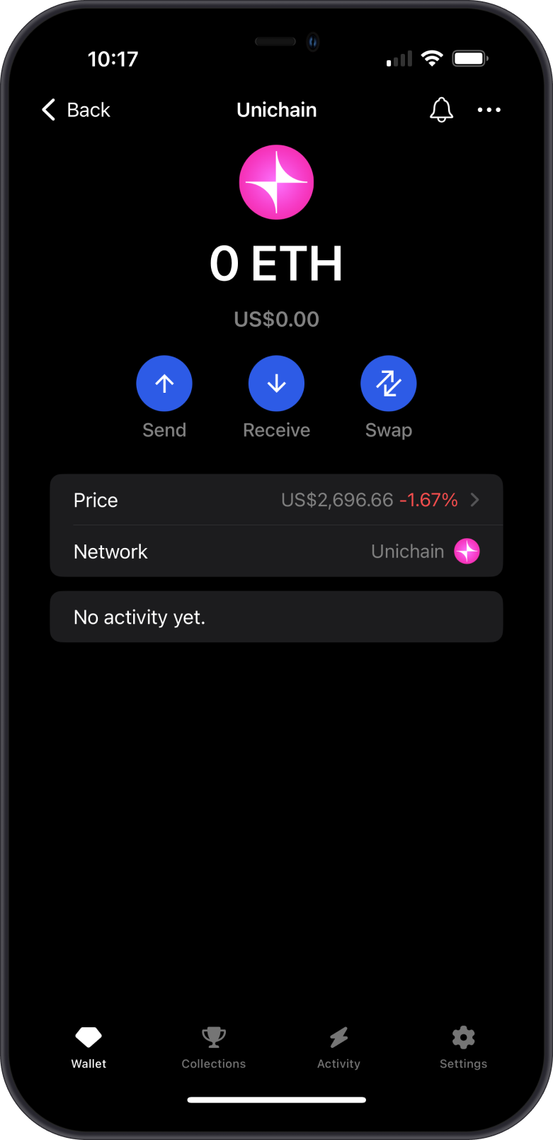 Unichain on GemWallet