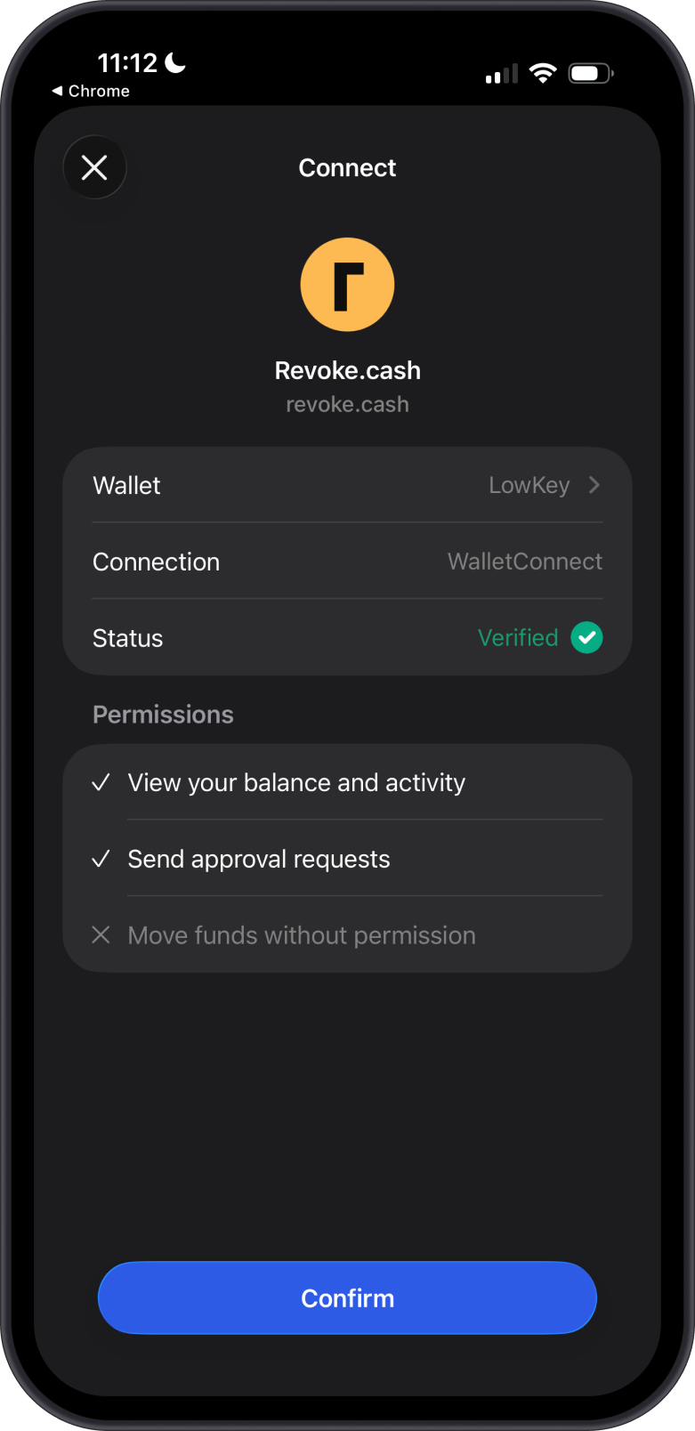 Connect Wallet to Revoke Cash