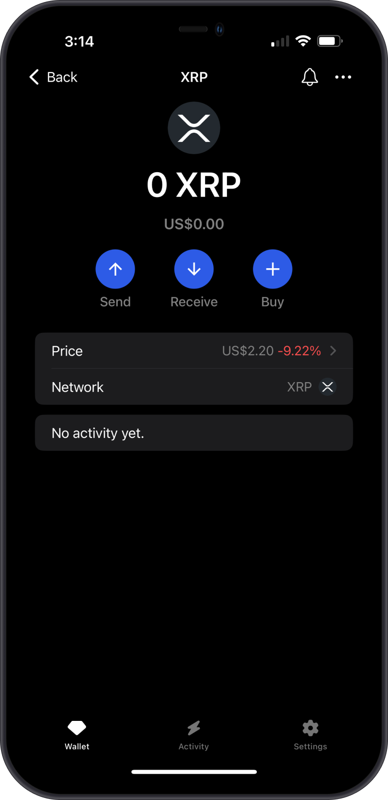 XRP Wallet on Gem Wallet